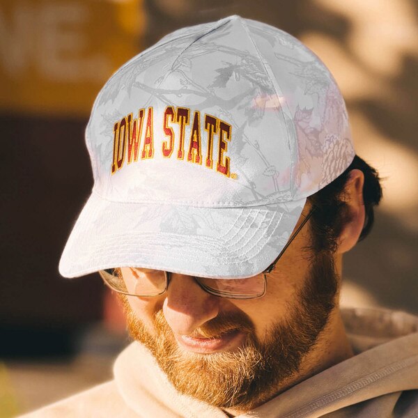 ZooZatz Iowa State White Camo Hat front